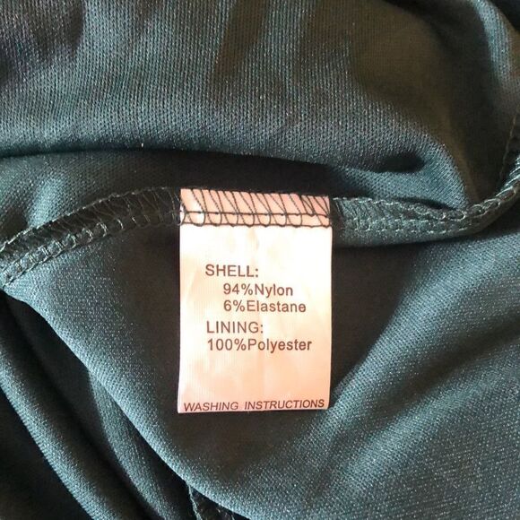 Dressy Star formal dark green bridesmaid/prom dress size large - Picture 7 of 9